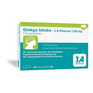 GINKGO BILOBA-1A Pharma 120 mg Filmtabletten